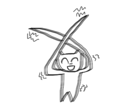 Super high spirits cat sticker #6869001