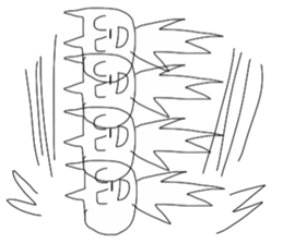 Super high spirits cat sticker #6869014