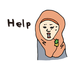 OMOTENASHI Japan Hijab Girls Vol.1 sticker #6870231