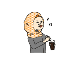 OMOTENASHI Japan Hijab Girls Vol.1 sticker #6870239