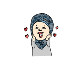 OMOTENASHI Japan Hijab Girls Vol.1 sticker #6870242