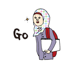 OMOTENASHI Japan Hijab Girls Vol.1 sticker #6870251