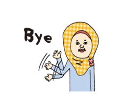 OMOTENASHI Japan Hijab Girls Vol.1 sticker #6870255