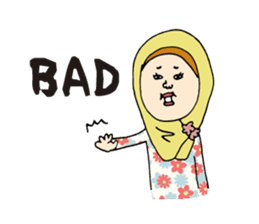 OMOTENASHI Japan Hijab Girls Vol.1 sticker #6870257