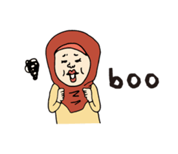 OMOTENASHI Japan Hijab Girls Vol.1 sticker #6870260