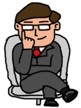 The busy businessman sticker #6870465