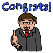 The busy businessman sticker #6870466