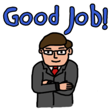 The busy businessman sticker #6870467