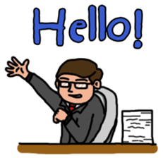 The busy businessman sticker #6870468