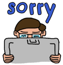 The busy businessman sticker #6870473