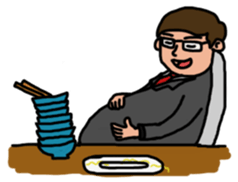 The busy businessman sticker #6870477