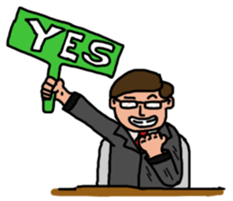 The busy businessman sticker #6870478