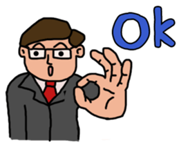 The busy businessman sticker #6870480