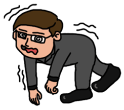 The busy businessman sticker #6870488