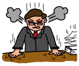 The busy businessman sticker #6870489