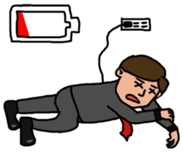 The busy businessman sticker #6870490