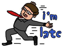 The busy businessman sticker #6870491