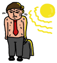 The busy businessman sticker #6870499