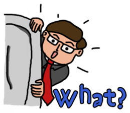 The busy businessman sticker #6870502