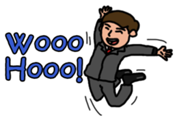 The busy businessman sticker #6870503