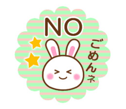 Cute daily life of the rabbit. sticker #6870513