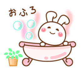 Cute daily life of the rabbit. sticker #6870526