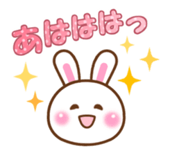 Cute daily life of the rabbit. sticker #6870527