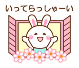 Cute daily life of the rabbit. sticker #6870539