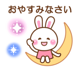 Cute daily life of the rabbit. sticker #6870542