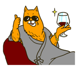 Daily life of the dog uncle sticker #6870669