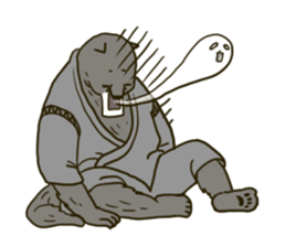 Daily life of the dog uncle sticker #6870680