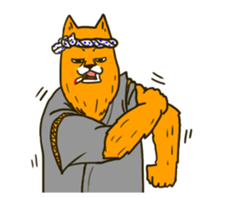 Daily life of the dog uncle sticker #6870690