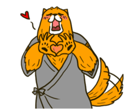 Daily life of the dog uncle sticker #6870698