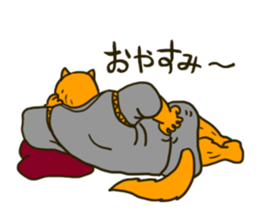 Daily life of the dog uncle sticker #6870703