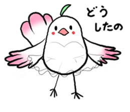 Birds and ballet sticker #6870704