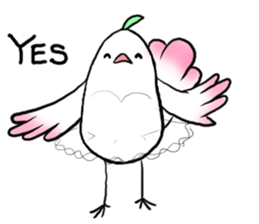 Birds and ballet sticker #6870708