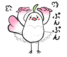 Birds and ballet sticker #6870709