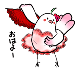 Birds and ballet sticker #6870713