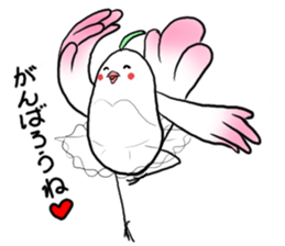 Birds and ballet sticker #6870717