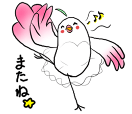 Birds and ballet sticker #6870720