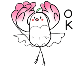 Birds and ballet sticker #6870725