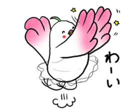 Birds and ballet sticker #6870738