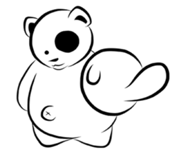 blueteria bear (EN) sticker #6870746