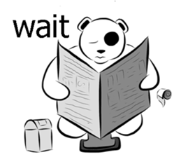 blueteria bear (EN) sticker #6870753