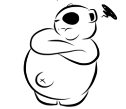 blueteria bear (EN) sticker #6870754