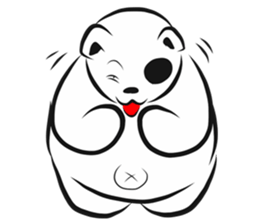 blueteria bear (EN) sticker #6870768