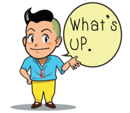 Nongwin Dektai  (English Version) sticker #6870826