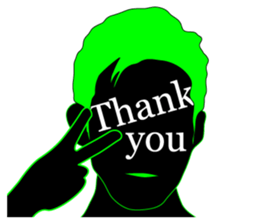 (EN)It's written all over your face sticker #6871065