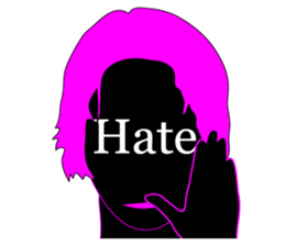 (EN)It's written all over your face sticker #6871067