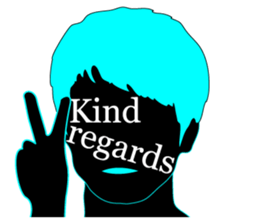 (EN)It's written all over your face sticker #6871069